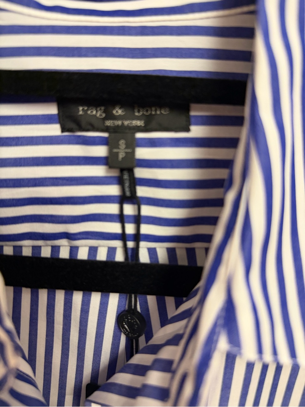 rag & bone Lucia Striped Poplin Shirt Size Small - Picture 8 of 8